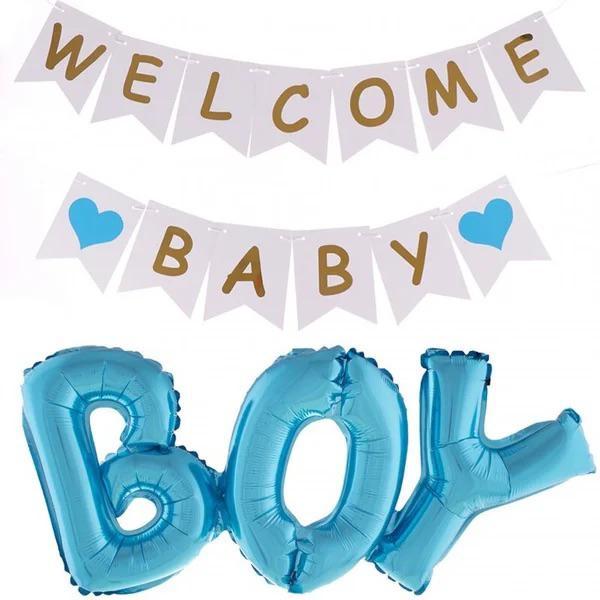 welcome Baby Boy of Girl decoratie set, Hobby en Vrije tijd, Feestartikelen, Nieuw, Versiering, Geboorte of Huwelijk, Ophalen of Verzenden