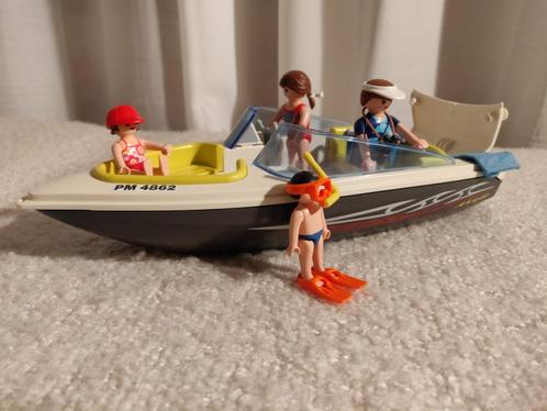 Combi aanbod Playmobil zwarte speedboot & torpedo duiker, Kinderen en Baby's, Speelgoed | Playmobil, Gebruikt, Complete set, Ophalen