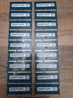4 GB DDR3 laptop geheugenmodules (ca 40 stuks), Computers en Software, RAM geheugen, Gebruikt, 10600 en 12800, DDR3, Ophalen of Verzenden