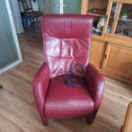 WELLFAIR LEDEREN RELAXED STOEL., Huis en Inrichting, Ophalen of Verzenden, 75 tot 100 cm, 50 tot 75 cm