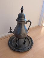 Tinnen theestel, Antiek en Kunst, Ophalen of Verzenden