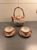 chinese theepot met kopjes, Huis en Inrichting, Keuken | Servies, Ophalen, Gebruikt, Overige typen, Overige stijlen