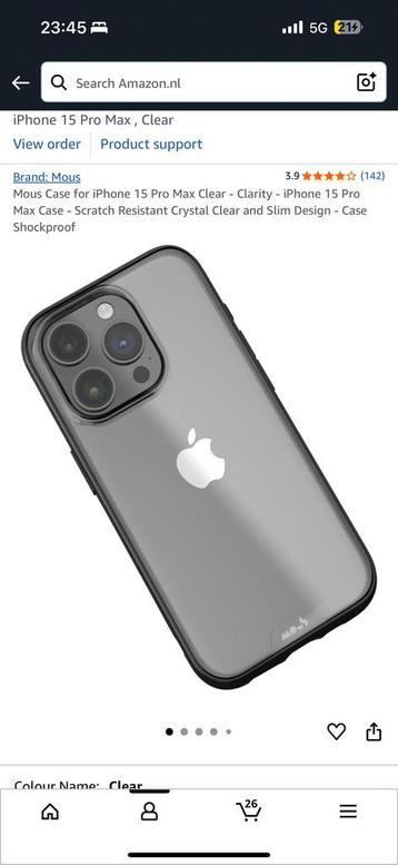Iphone 15 pro max mouse case nieuw beschikbaar voor biedingen