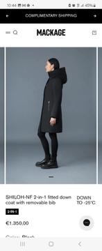 MACKAGE SHILOH-NF, Zwart, Maat 46/48 (XL) of groter, Nieuw, Ophalen of Verzenden