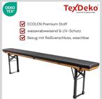 Bierbankkussen Grijs 180cm - Comfortabel & Wasbaar, Tuin en Terras, Ophalen, Nieuw, Kunststof