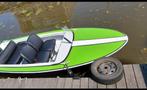 Speed/ tour boot met johnson 25pk 2takt, Watersport en Boten, Ophalen, Gebruikt, Minder dan 70 pk, 3 tot 6 meter