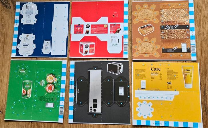 6 stuks AH winkeltje mini's spaaractie t/m 29.9 via DHL 0.99, Verzamelen, Supermarktacties, Albert Heijn, Ophalen of Verzenden