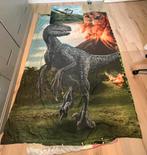 Dekbedovertrek Jurassic world dinosaurus 1 persoons, Gebruikt, Jongetje of Meisje, Dekbedovertrek, Ophalen of Verzenden
