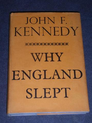 JOHN F. KENNEDY - WHY ENGLAND SLEPT beschikbaar voor biedingen
