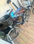 Vintage Damesfiets Zwart/Bruin + Mand, Fietsen en Brommers, Fietsen | Heren | Herenfietsen, 49 tot 53 cm, Ophalen, Gebruikt, Overige merken