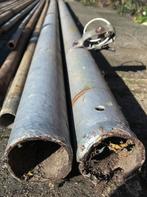 set stevige lange zware zilverkleurige waslijn palen 20,-, Tuin en Terras, Ophalen, Gebruikt, 250 cm of meer, Palen