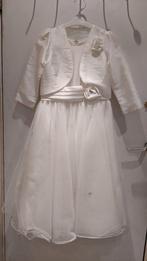 Communiejurk, Kleding | Dames, Trouwkleding en Trouwaccessoires, Ophalen of Verzenden, Zo goed als nieuw, Wit, Accessoires