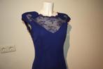 Class Cavalli diep paarse jurk bovenkant open sier werk S, Verzenden, Paars, Cavalli, Maat 36 (S)