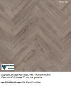 Visgraat Laminaat Raby Oak Grijs 8mm dik €14,95m2 incl.btw, 75 m² of meer, Nieuw, Ophalen of Verzenden, Grijs