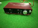 Focusrite Scarlett 2i2 Audio Interface, Ophalen of Verzenden, Gebruikt, Minder dan 5 kanalen, Microfooningang