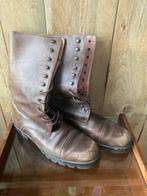 Vintage bruine rijglaarsjes maat 40, Ophalen of Verzenden, Gedragen, Bruin