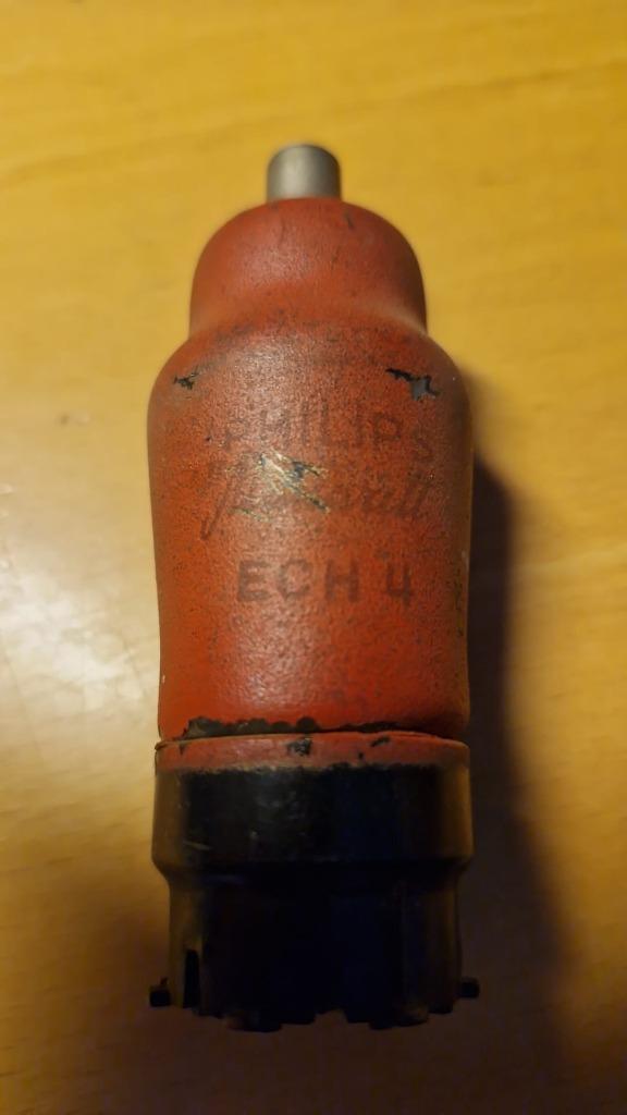 Vintage - Philips Miniwatt ECH4 - octale buis -triode-heptod, Hobby en Vrije tijd, Elektronica-componenten, Gebruikt, Ophalen of Verzenden