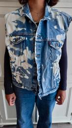 Vintage 90s Levis oversized denim waistcoat XL, Kleding | Dames, Jassen | Zomer, Gedragen, Levi's, Blauw, Ophalen of Verzenden