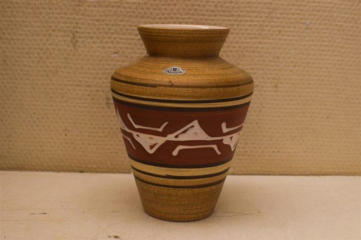 Keramik vaas 44327, Huis en Inrichting, Woonaccessoires | Vazen, Gebruikt, Overige kleuren, Minder dan 50 cm, Aardewerk of Porselein