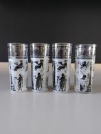 Set van 4 Vintage Drinkglaasjes Grieks/Romeins, Antiek en Kunst, Antiek | Glas en Kristal, Ophalen