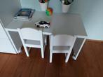 Kinderbureau + stoeltjes (Ikea), Tafel(s) en Stoel(en), Zo goed als nieuw, Ophalen