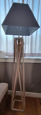 Prachtige vloerlamp met antracietgrijze kap, Ophalen, Zo goed als nieuw, Hout, 150 tot 200 cm