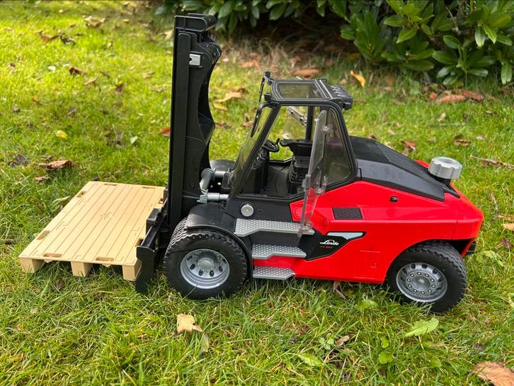 Bruder Linde vorkheftruck HT160 1:16, Kinderen en Baby's, Speelgoed | Speelgoedvoertuigen, Zo goed als nieuw, Ophalen of Verzenden