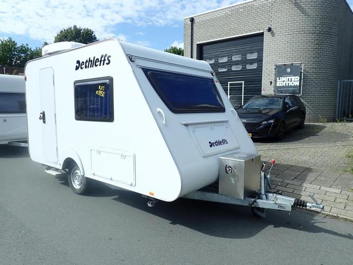 Dethelffs Argos 2017 met douche en airco, Caravans en Kamperen, Caravans, Bedrijf, 750 - 1000 kg, Overige merken