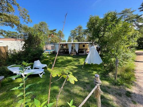 Tiny house te huur op kindvriendelijk Camping Bakkum, Caravans en Kamperen, Verhuur