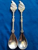 2x kanarie verzilverd 90, Antiek en Kunst, Ophalen of Verzenden