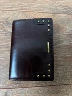 Zacht leren bruine agenda met studs. Nooit gebruikt!, Ophalen of Verzenden, Zo goed als nieuw