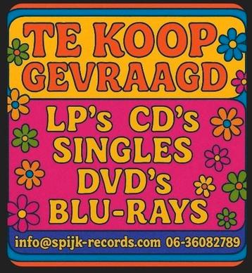 LP’s cd’s singles dvd's Blu-rays verkopen opkoper  beschikbaar voor biedingen