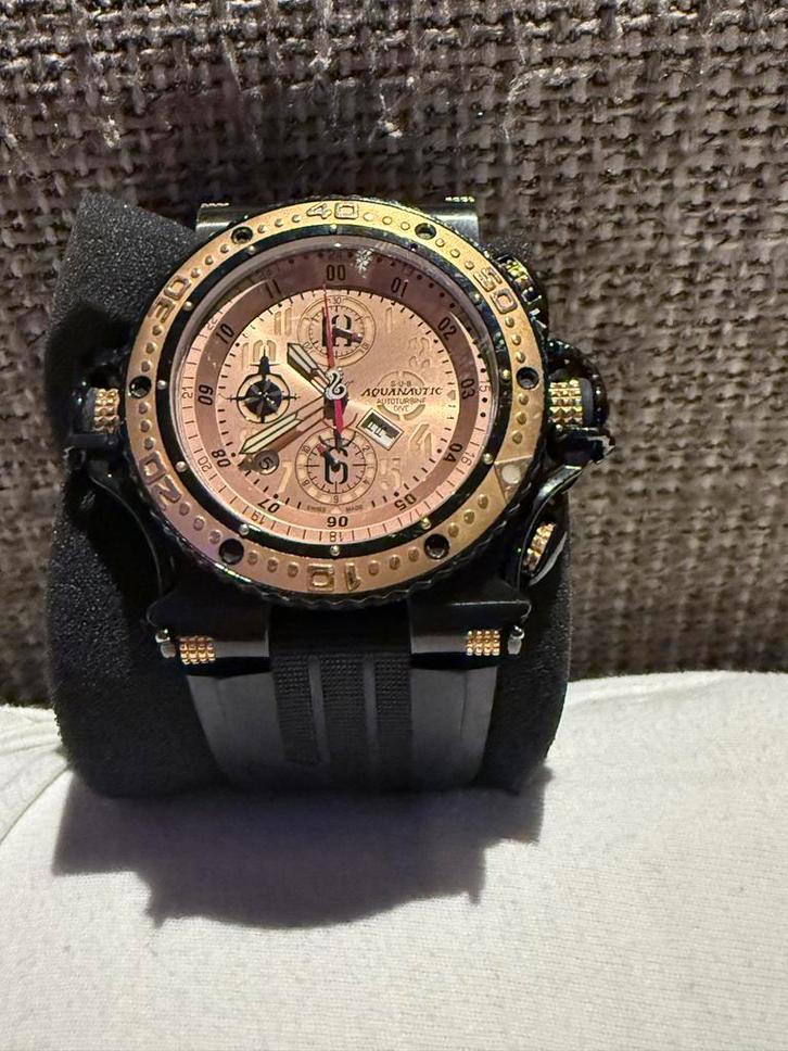 Aquanautic Superking Gouden Horloge, Sieraden, Tassen en Uiterlijk, Horloges | Heren, Zo goed als nieuw, Polshorloge, Overige merken