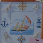 Borduurpatroon  Zeilbootje en .........nr 1200, Verzenden, Nieuw, Handborduren, Patroon