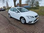 Seat Leon 1.6 TDI 77KW 2013 Wit, Auto's, Seat, Voorwielaandrijving, Zwart, 4 cilinders, Leon