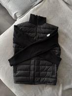 Moncler bodywarmer met gebreide mouwen – zwart – maat M, Kleding | Heren, Ophalen of Verzenden, Zo goed als nieuw, Zwart