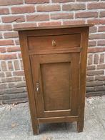 Oude Houten Kastje met Lade en Deur, Antiek en Kunst, Ophalen