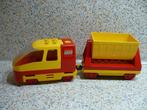 Duplo Elektrische trein locomotief met wagon (gereviseerd), Kinderen en Baby's, Speelgoed | Duplo en Lego, Ophalen of Verzenden