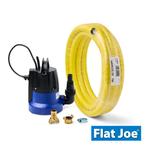 Flat Joe  - SET - vlakzuigende dompelpomp - kelderpomp, Verzenden, Nieuw, Elektrisch, Dompelpomp