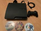 Ps3 slim met controller en spellen, Ophalen of Verzenden, Gebruikt, Met 1 controller, Slim