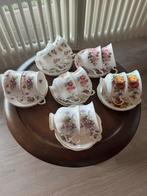 Engelse Theekopjes met Bloemen, Ophalen, Gebruikt, Overige stijlen, Kop(pen) en/of Schotel(s)