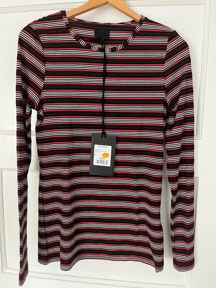 NIEUW Seven Sisters truitje lange mouw S, Kleding | Dames, Tops, Nieuw, Maat 36 (S), Rood, Lange mouw, Ophalen of Verzenden