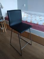 Zwarte Ikea LILLÅNÄS barstoel, 1 kruk, Ophalen, Zo goed als nieuw, 60 tot 90 cm