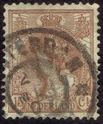 Nederland 1899, Koningin Wilhelmina, 15 cent, bruin., Verzenden, T/m 1940, Gestempeld