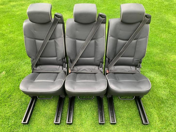 1-2-3 Leren Stoelen Oldtimer,Camper,Cabine,Bus,Transporter., Auto-onderdelen, Interieur en Bekleding, Amerikaanse onderdelen, Citroën