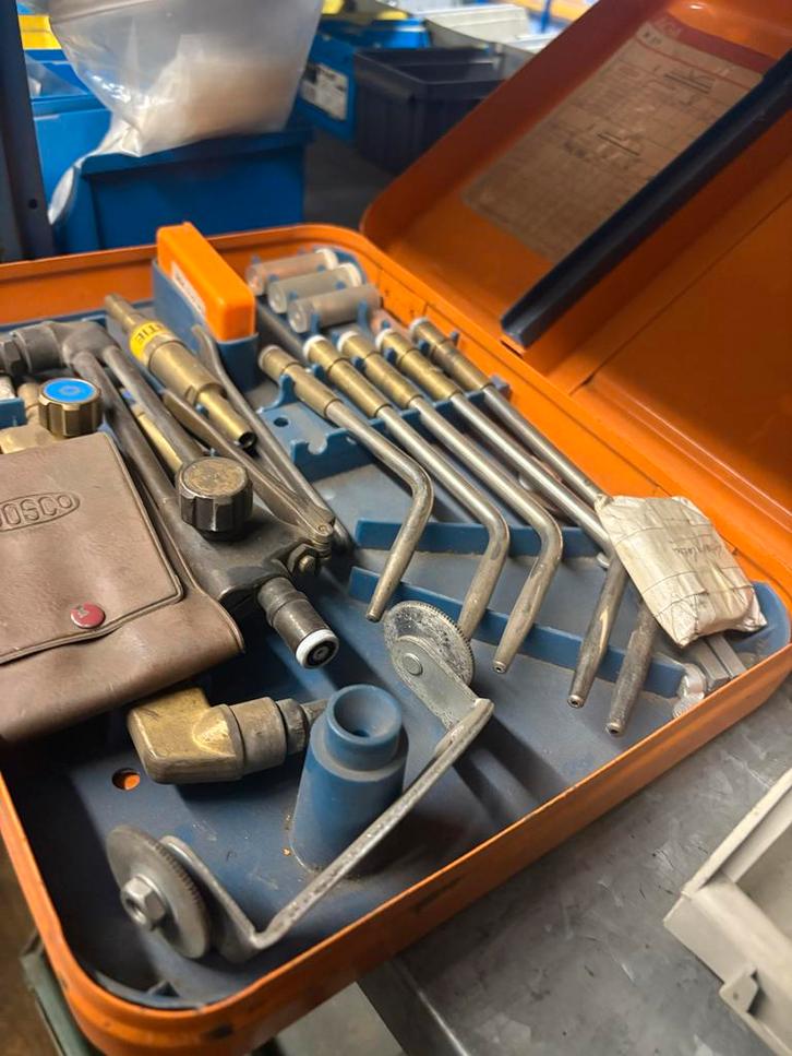 AGA X11 Halogeen Brander Set in Koffer, Doe-het-zelf en Verbouw, Gereedschap | Lasapparaten, Gebruikt, Overige typen, Minder dan 150 ampère