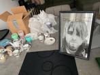 Spiegel met Kurt Cobain afbeelding 1967-1994, Minder dan 50 cm, Ophalen of Verzenden, Zo goed als nieuw, Minder dan 100 cm