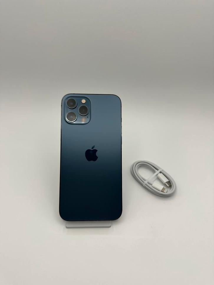 Iphone 12 Pro Max 256 GB (Pacific Blue) / Inruil Mogelijk!, Telecommunicatie, Mobiele telefoons | Toebehoren en Onderdelen, Zo goed als nieuw