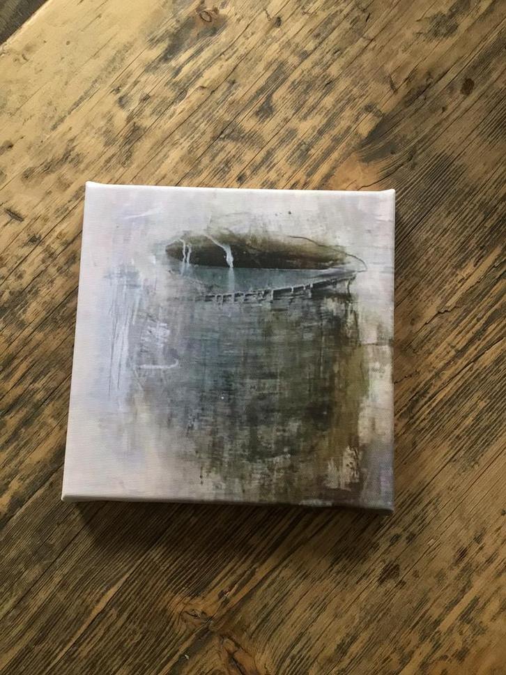 Canvasprint/schilderijtje 20x20, Kruik/pot, landelijk-ibiza, Huis en Inrichting, Woonaccessoires | Wanddecoraties, Nieuw, Ophalen of Verzenden