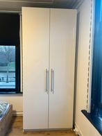 Ikea Pax kledingkast - 100x60x236 cm wit hoogglans, Ophalen, Kunststof, Gebruikt, 100 tot 150 cm